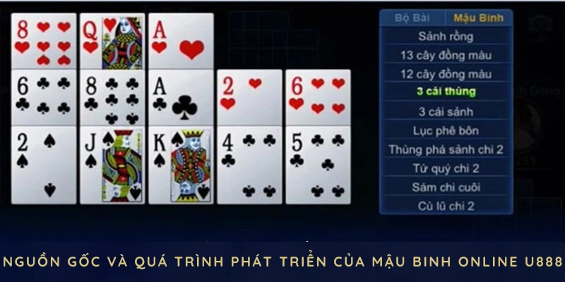 Nguồn gốc và quá trình phát triển của mậu binh online U888 hiện nay